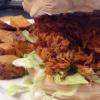 Pulled pork sandwich,